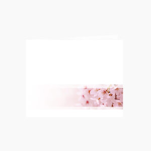 rouwprentje roze bloemen